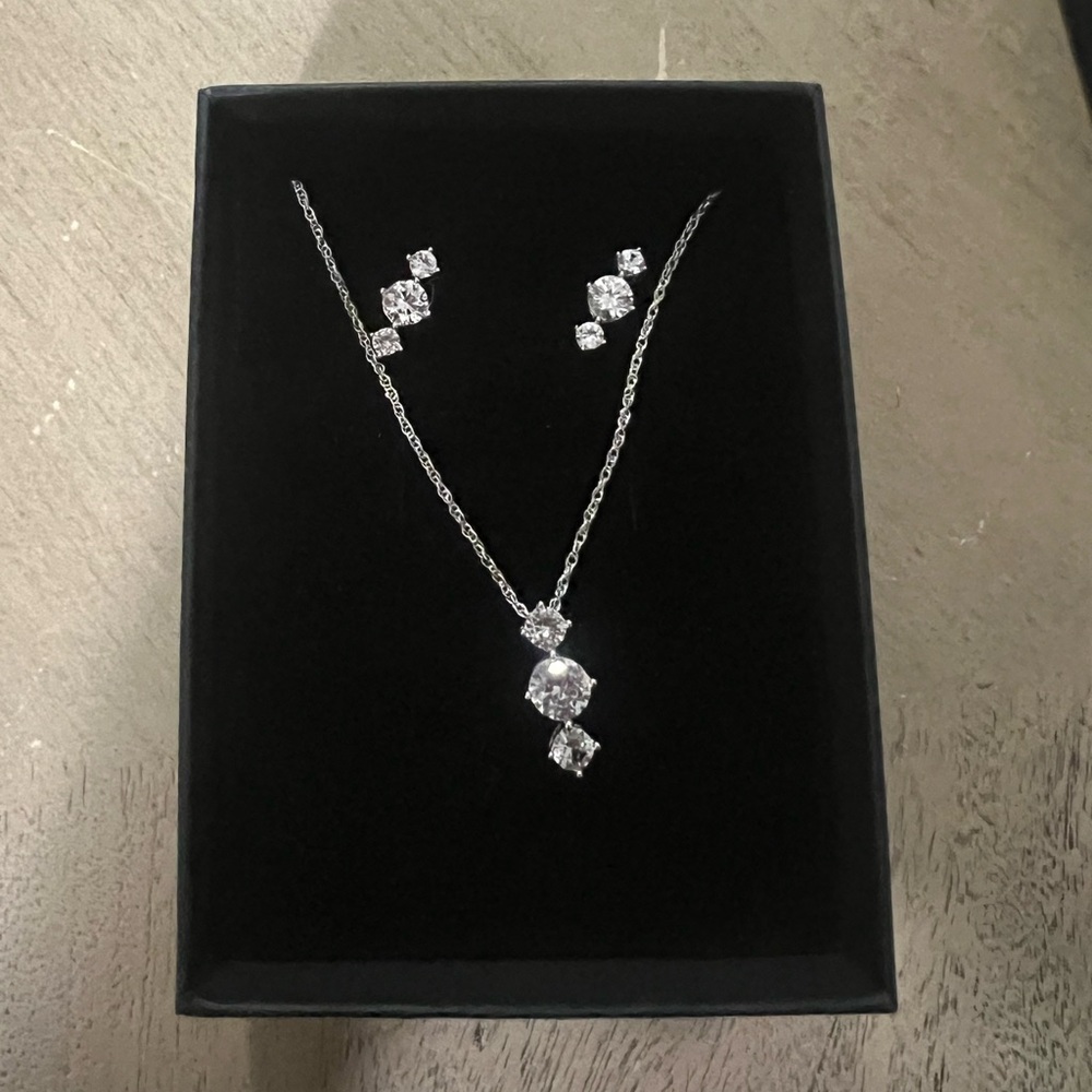 Zales Necklace and Earring set